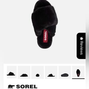 NWOT Sorel Women's Go-Mail Run Slipper black size 7